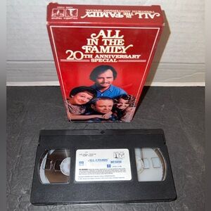 VHS ALL IN THE FAMILY 20th Anniversary Special Video Cassette Tape Rob Reiner